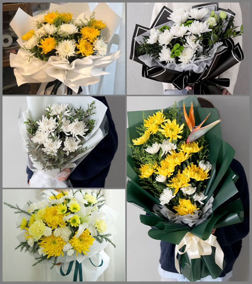 广东梅州市大埔县西河镇上黄砂村白事花束代送